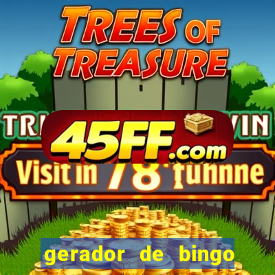 gerador de bingo de palavras